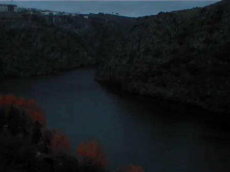 Embalse al atardecer