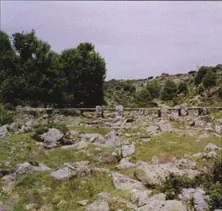 Terreno rocoso con árboles, en la ruta Arroyo Picón (Cozcurrita-Fariza)
